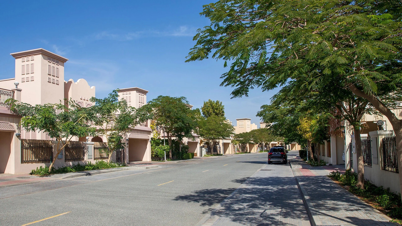 Image of JVT streets with trees and houses